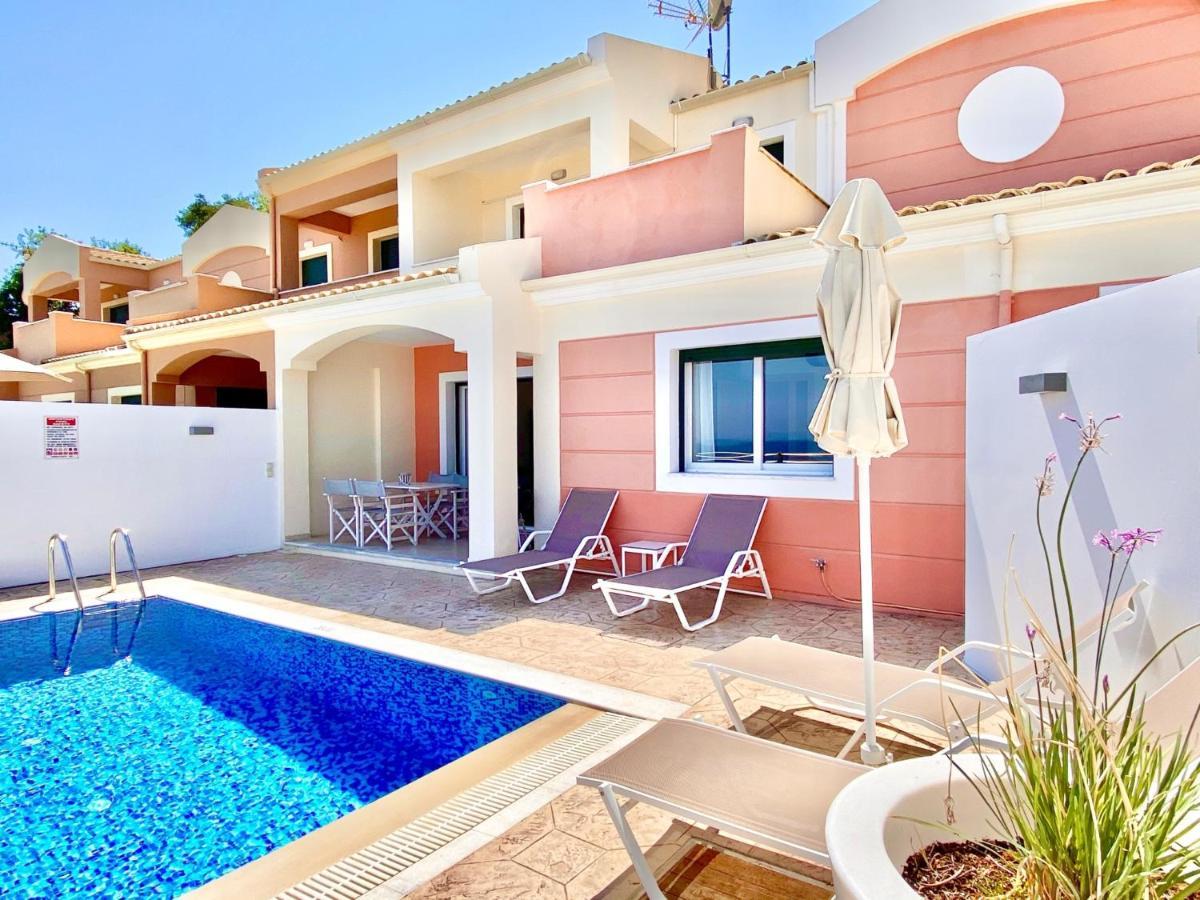Luxury Villa Akti Barbati 2 With Private Pool By Dadovillas Pyrgi  ภายนอก รูปภาพ
