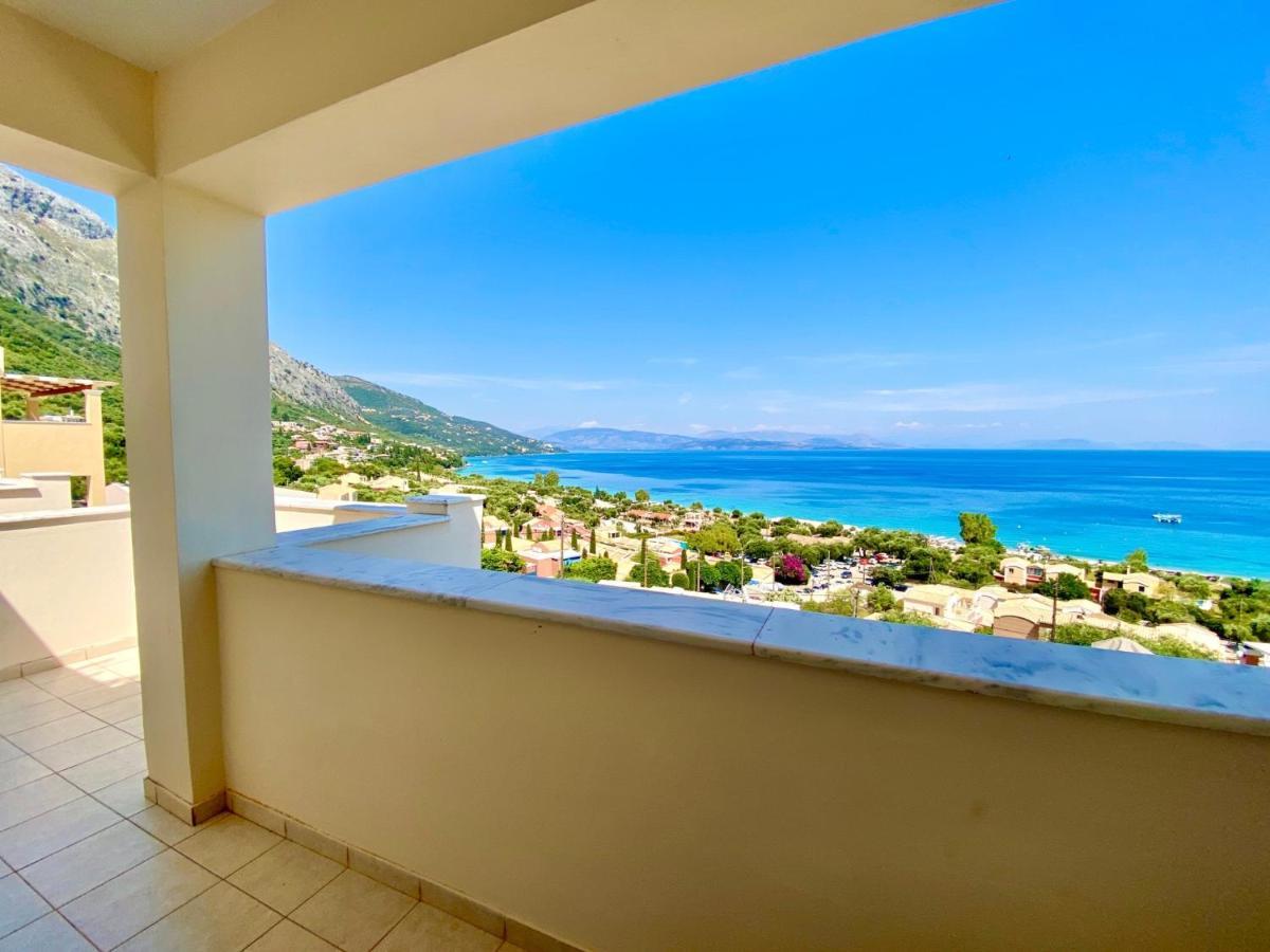 Luxury Villa Akti Barbati 2 With Private Pool By Dadovillas Pyrgi  ภายนอก รูปภาพ